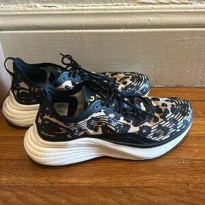 Apl Streamline Cheetah Tennis Shoe Black Leopard Future Foam Running Size 8.5
